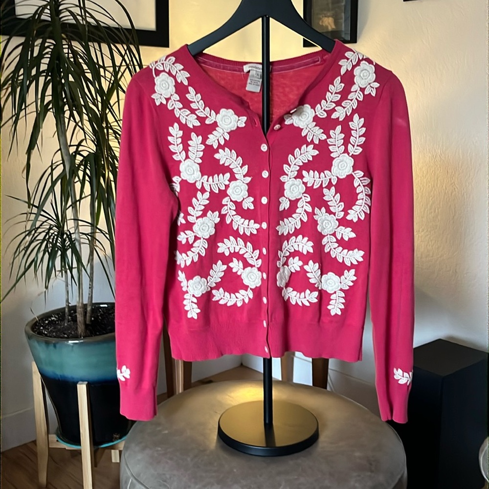 Sundance embroidered sweater